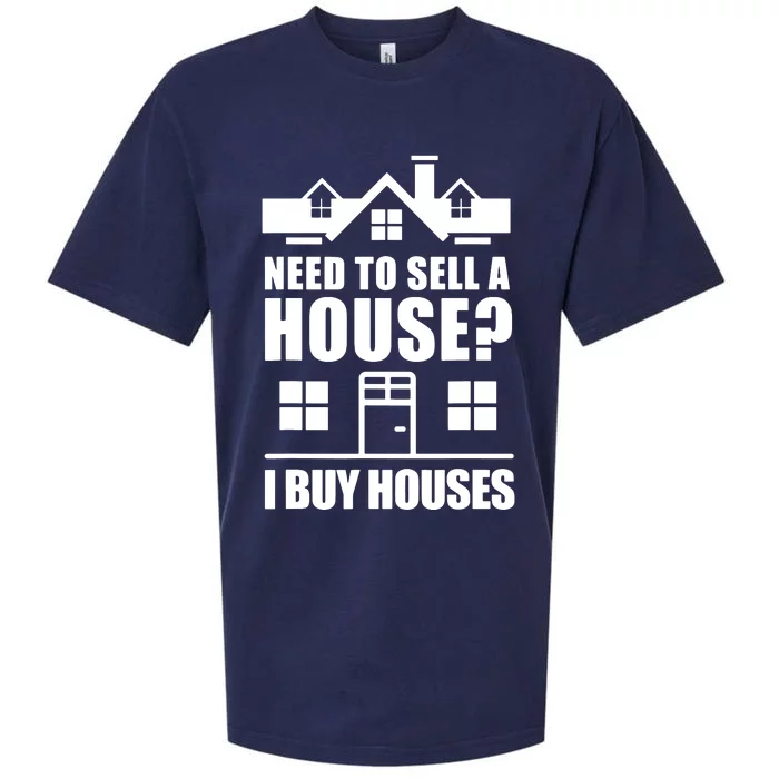 I Buy Houses Real Estate Investor Sueded Cloud Jersey T-Shirt