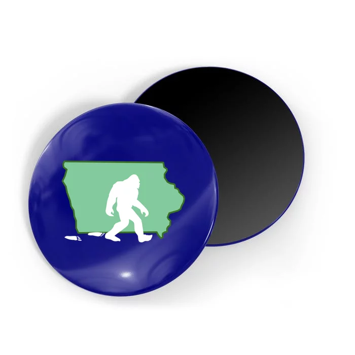 Iowa Bigfoot Hunter State Gift Magnet