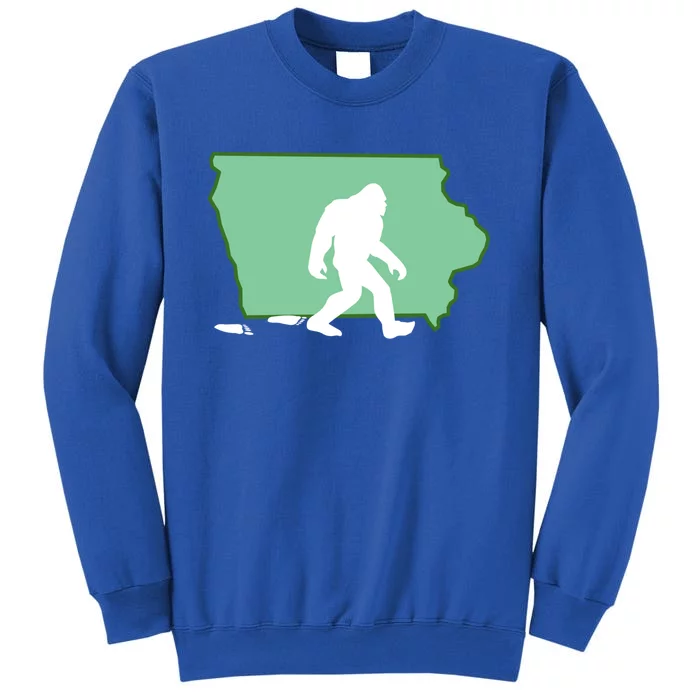 Iowa Bigfoot Hunter State Gift Tall Sweatshirt