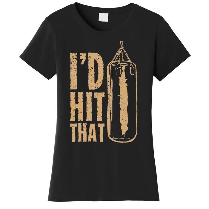 Id Boxing Hit That Women's T-Shirt