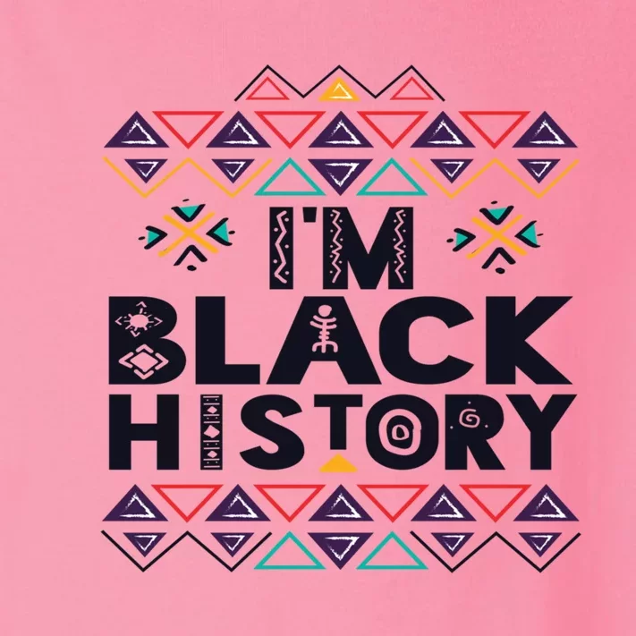 Im Black History Meaningful Gift Dashiki Afro Black History Month Toddler Long Sleeve Shirt