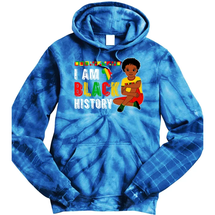 Im Black History Juneteenth African American Cool Gift Tie Dye Hoodie