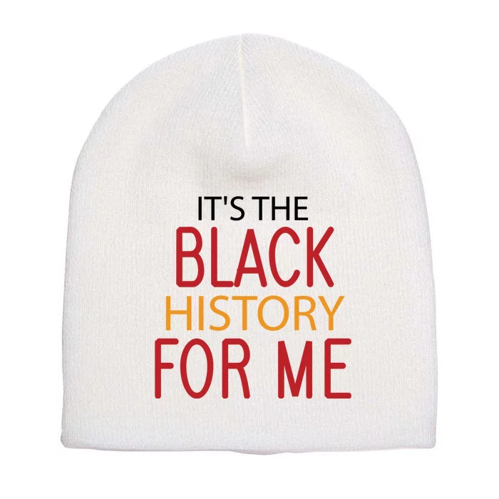 Its Black History For Me Short Acrylic Beanie