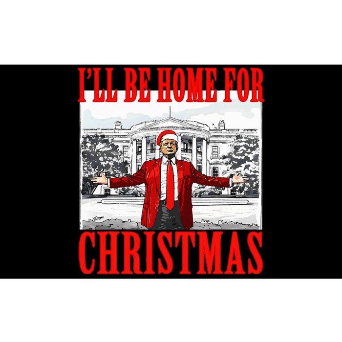 Ill Be Home For Christmas Funny Donald Trump Bumper Sticker