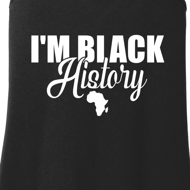 I'm Black History Boy African American BLM Ladies Essential Tank