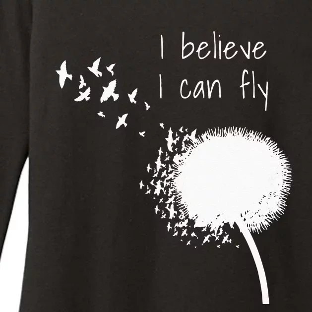 I Believe I Can Fly Inspirational Quotes Women Womens CVC Long Sleeve Shirt