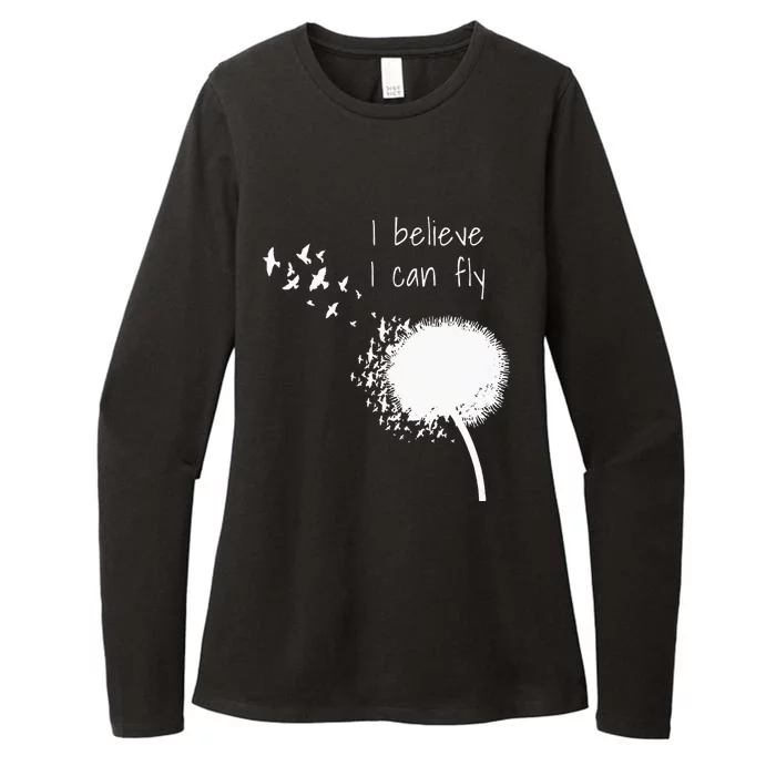 I Believe I Can Fly Inspirational Quotes Women Womens CVC Long Sleeve Shirt