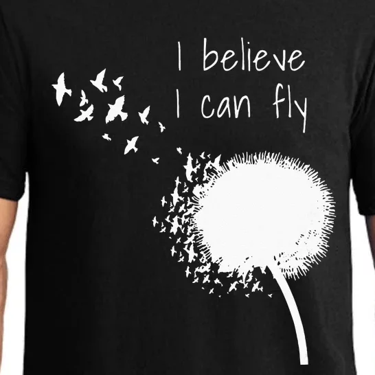 I Believe I Can Fly Inspirational Quotes Women Pajama Set