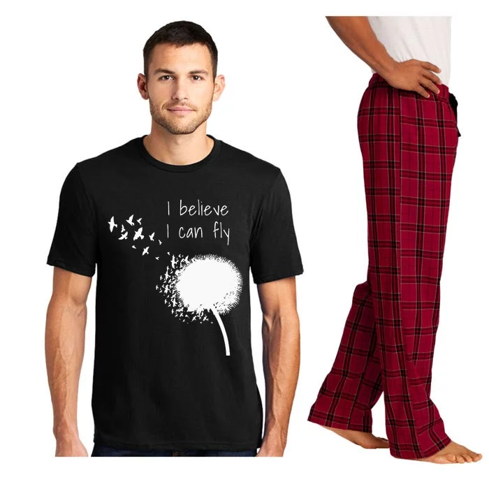 I Believe I Can Fly Inspirational Quotes Women Pajama Set