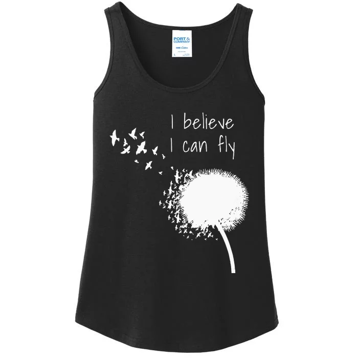 I Believe I Can Fly Inspirational Quotes Women Ladies Essential Tank