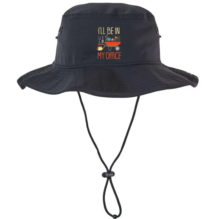 ILl Be In My Office Garden Funny Distressed Legacy Cool Fit Booney Bucket Hat