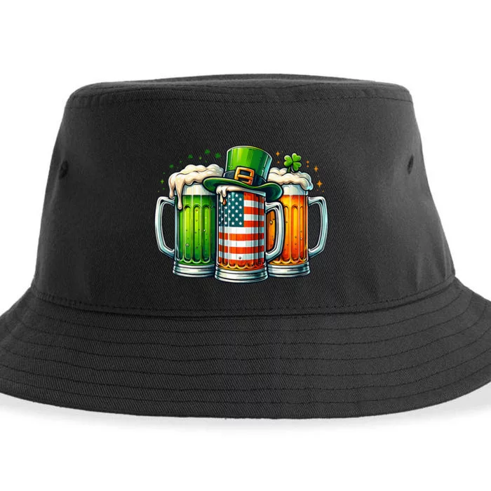 Irish Beer Ireland St Patricks Day Drinking Party Sustainable Bucket Hat