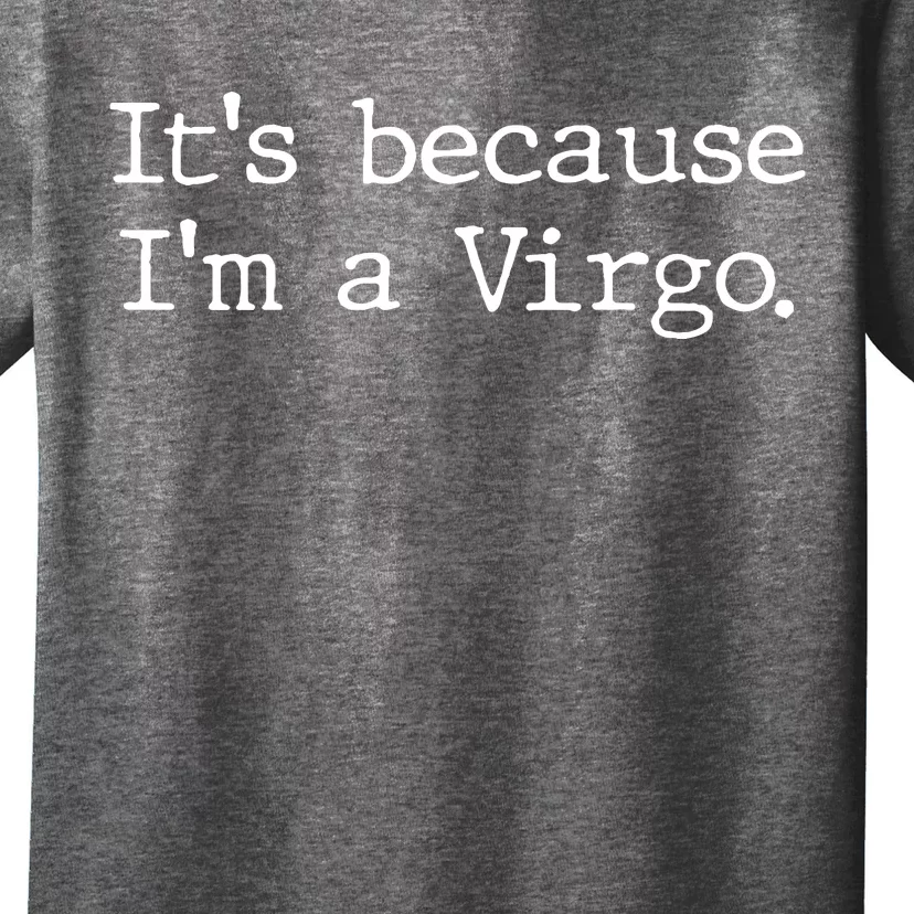 Its Because Im A Virgo Woman Zodiac Girl Astrology Gifts T-Shirt