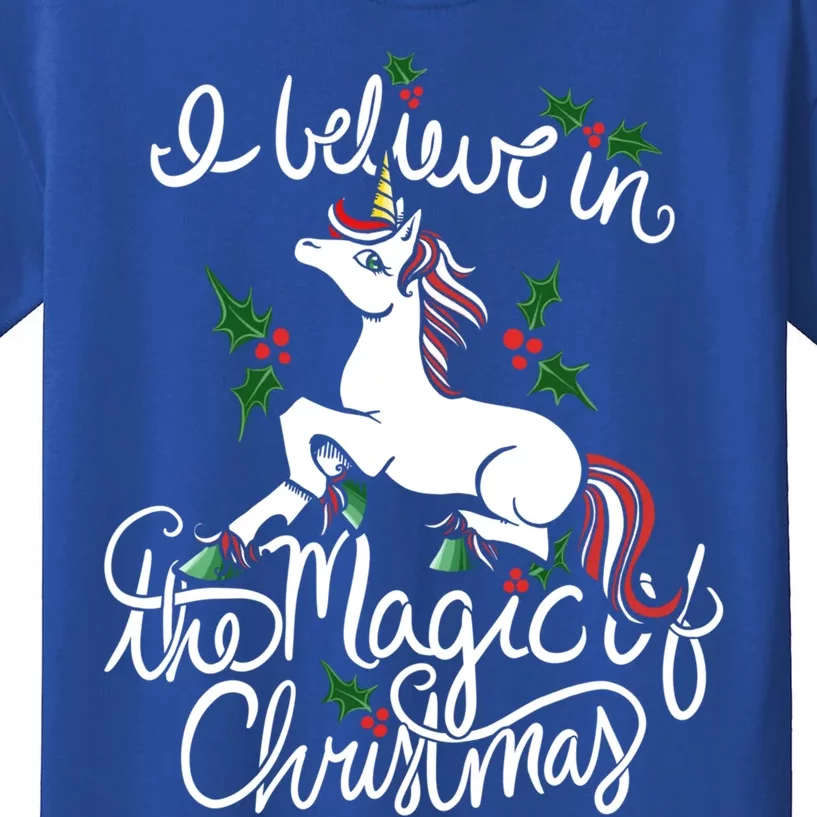 I Believe In The Magic Of Christmas Gift Kids T-Shirt