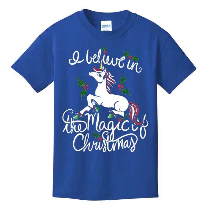 I Believe In The Magic Of Christmas Gift Kids T-Shirt