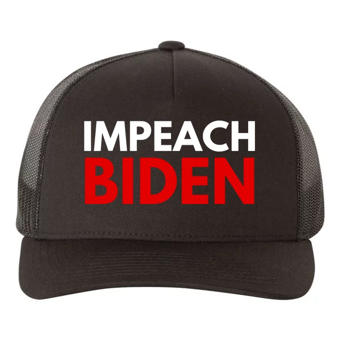 Impeach Biden Yupoong Adult 5-Panel Trucker Hat