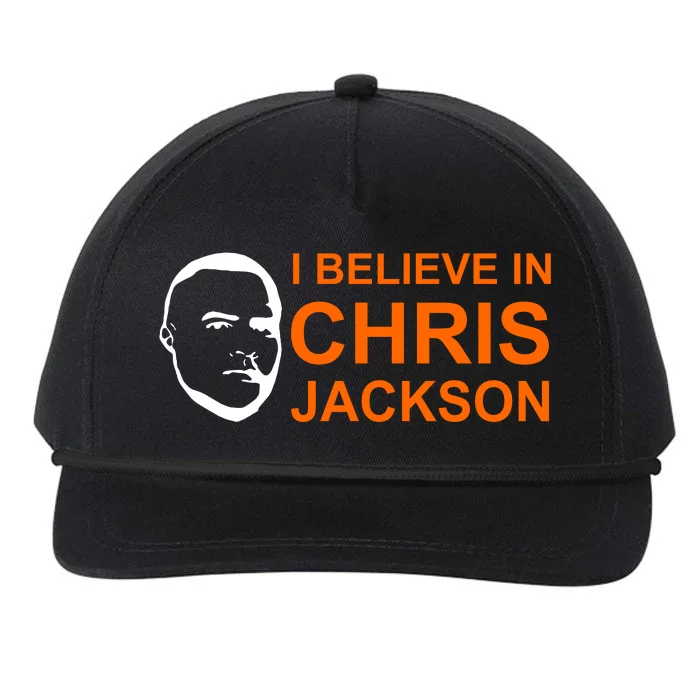 I Believe In Chris Jackson Christopher Quote Faith Snapback Five-Panel Rope Hat