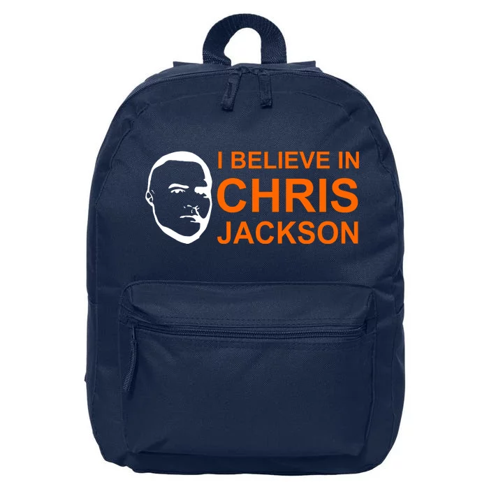 I Believe In Chris Jackson Christopher Quote Faith 16 in Basic Backpack