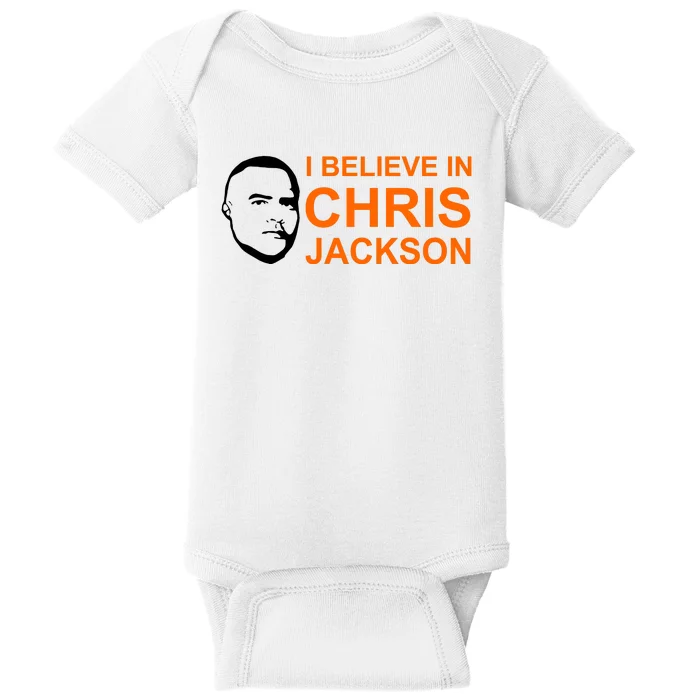 I Believe In Chris Jackson Christopher Quote Faith Baby Bodysuit