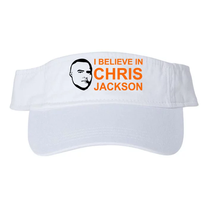 I Believe In Chris Jackson Christopher Quote Faith Valucap Bio-Washed Visor