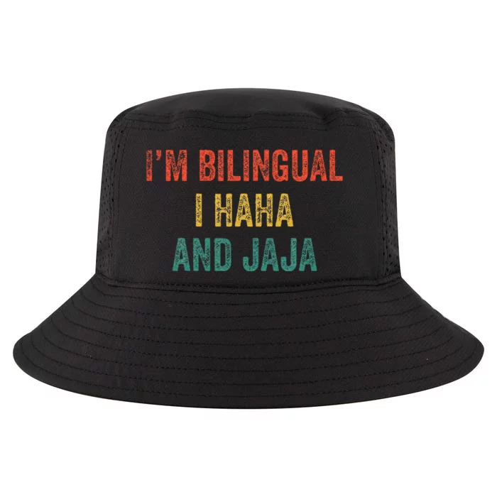 Im Bilingual I Haha And Jaja Funny Spanish Spanglish Teacher Cool Comfort Performance Bucket Hat