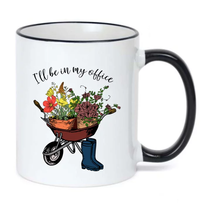 I'll Be In My Office Garden Gift Gardener Gardening Gift Black Color Changing Mug