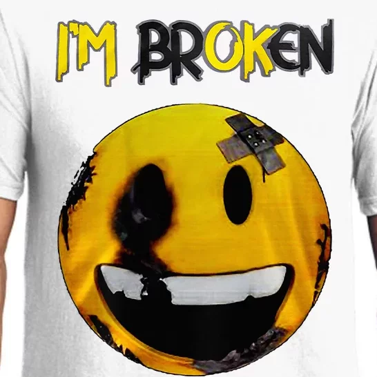 IM Broken IM Ok Mental Health Awareness Invisible Illness Pajama Set