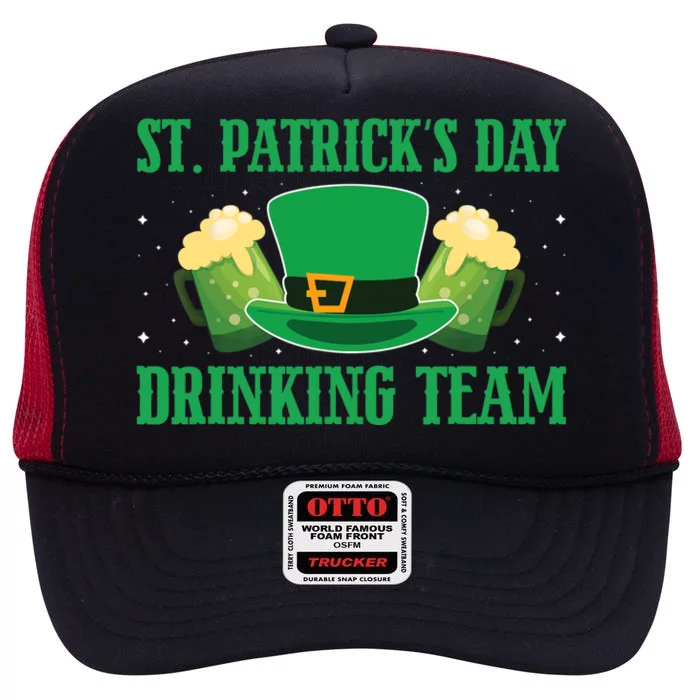 Irish Beer Ireland Flag St. Patricks Day Leprechau High Crown Mesh Trucker Hat