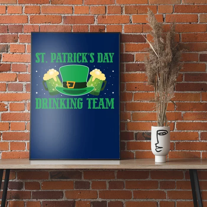 Irish Beer Ireland Flag St. Patricks Day Leprechau Poster