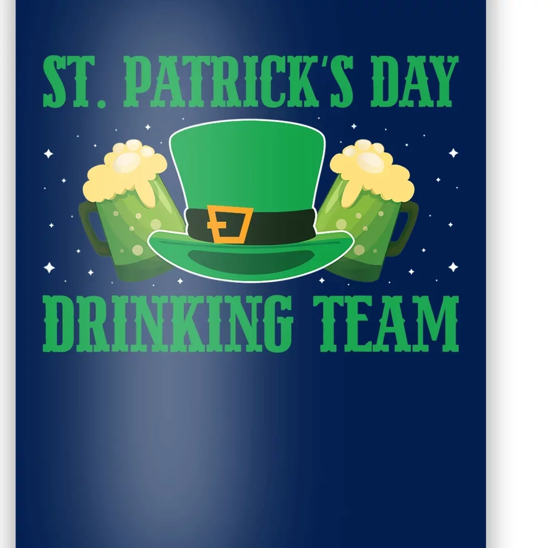 Irish Beer Ireland Flag St. Patricks Day Leprechau Poster