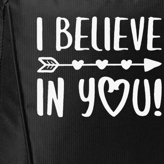 I Believe In You Teacher Inspirational City Backpack