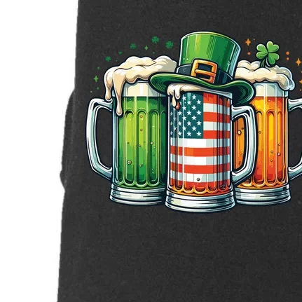 Irish Beer Ireland St Patricks Day Drinking Party Doggie 3-End Fleece Hoodie