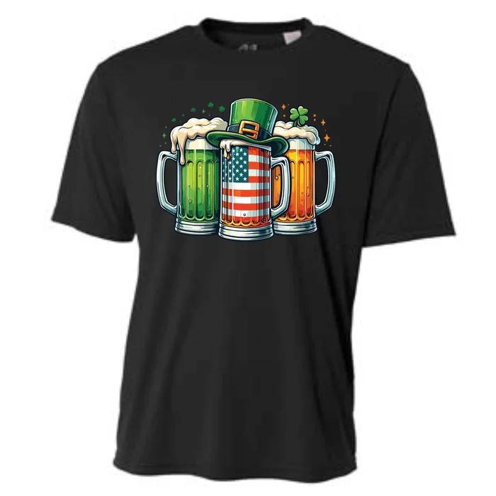 Irish Beer Ireland St Patricks Day Drinking Party Cooling Performance Crew T-Shirt