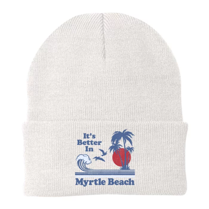 It's Better In Myrtle Beach South Carolina Vintage 80's 70's Knit Cap Winter Beanie