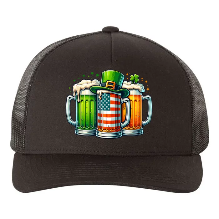 Irish Beer Ireland St Patricks Day Drinking Party Yupoong Adult 5-Panel Trucker Hat