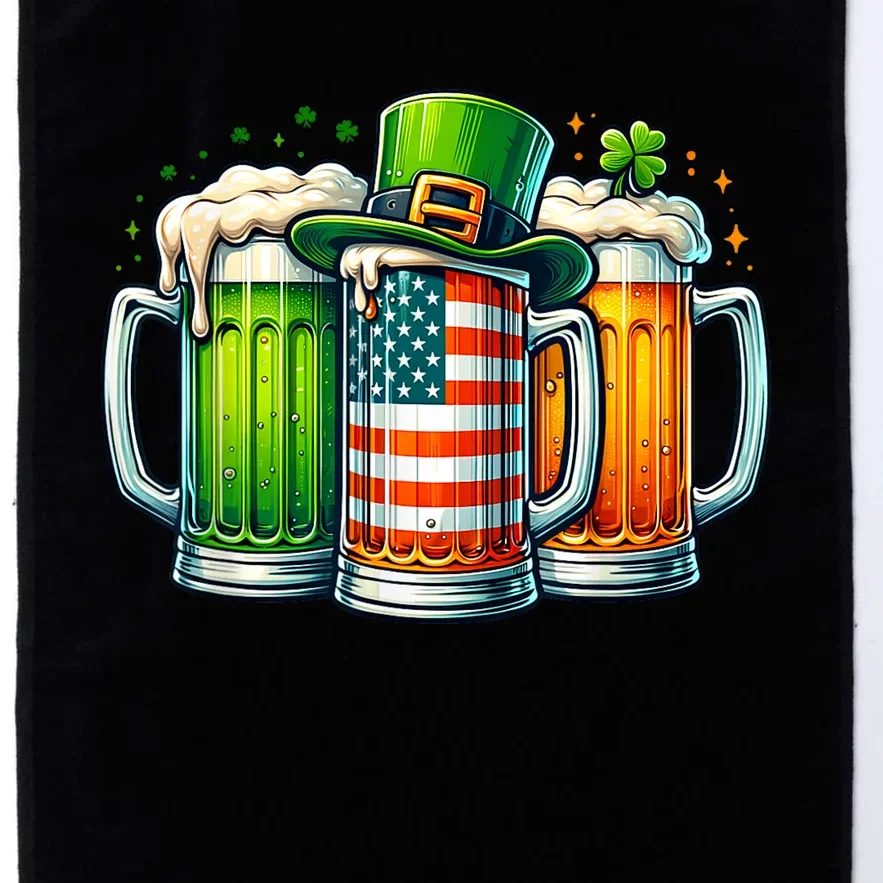 Irish Beer Ireland St Patricks Day Drinking Party Platinum Collection Golf Towel