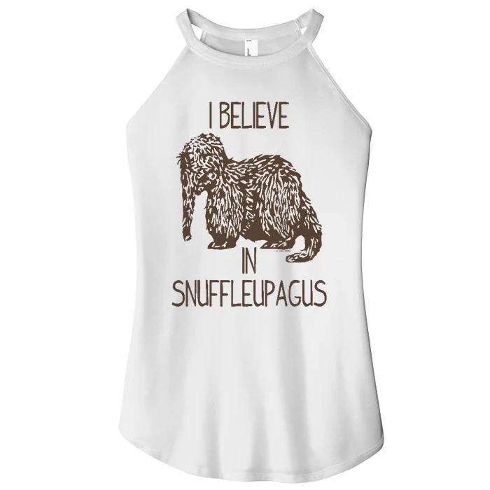 I Believe In Snuffleupagus Women’s Perfect Tri Rocker Tank