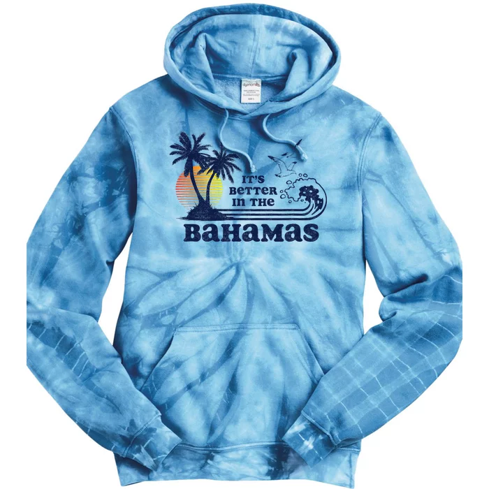 ItS Better In The Bahamas Vintage 80s 70s Tie Dye Hoodie