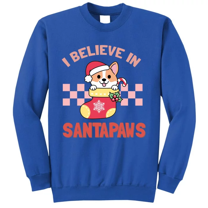 I Believe In Santa Corgi Mom Christmas Corgmas Xmas Gift Sweatshirt