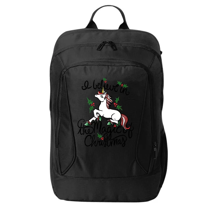 I Believe In The Magic Of Christmas Great Gift City Backpack