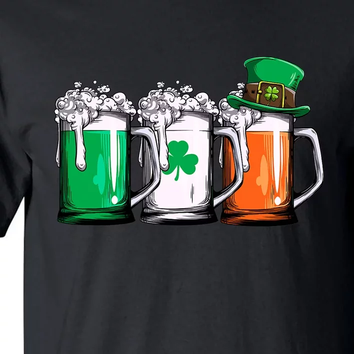 Irish Beer Ireland Flag St Patricks Day Men Women Leprechaun Tall T-Shirt