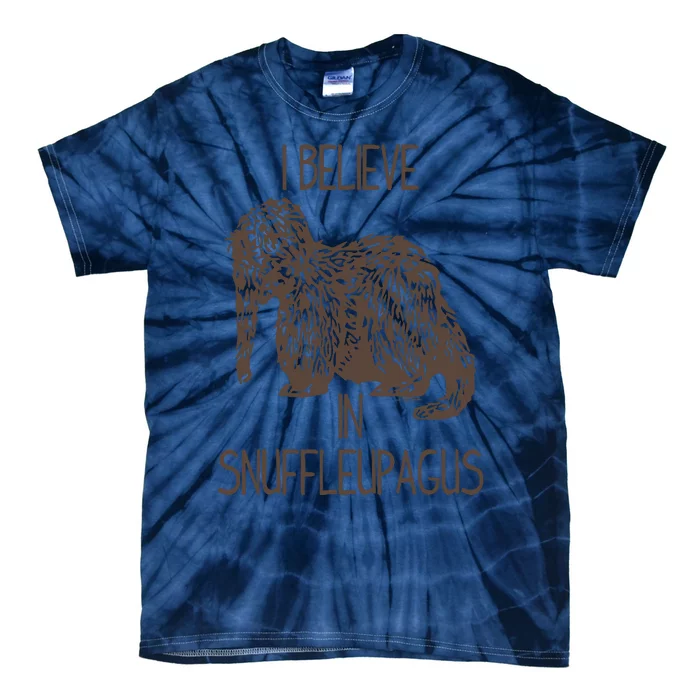 I Believe In Snuffleupagus Tie-Dye T-Shirt