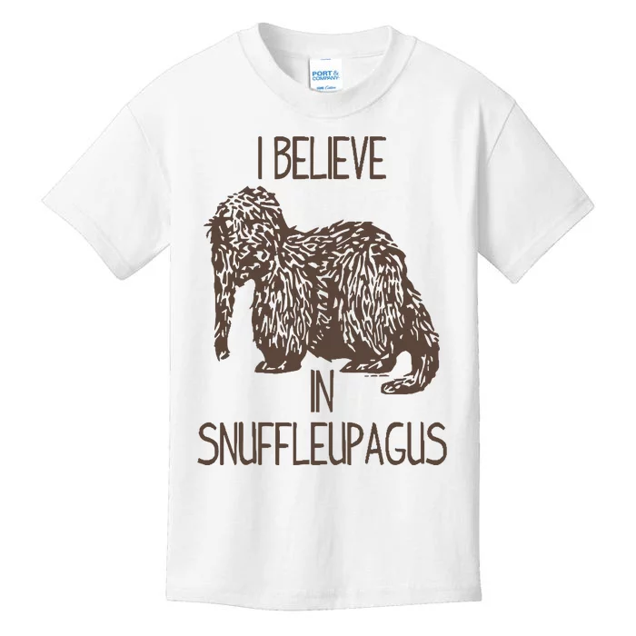 I Believe In Snuffleupagus Kids T-Shirt