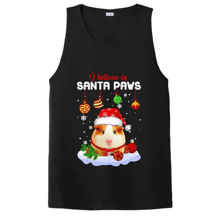 I Believe In Santa Paws Guinea Pig Xmas Gift Performance Tank