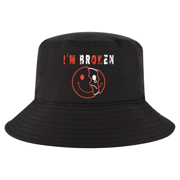 I'm Broken I'm OK - Mourning Keepsake Disease - I'm Broken Cool Comfort Performance Bucket Hat