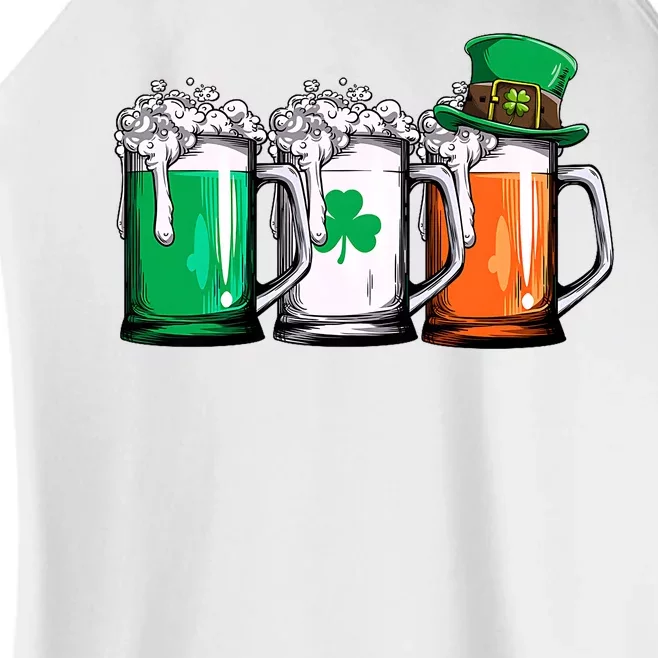 Irish Beer Ireland Flag St Patricks Day Women’s Perfect Tri Rocker Tank