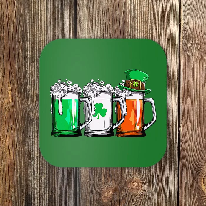 Irish Beer Ireland Flag St Patricks Day Coaster