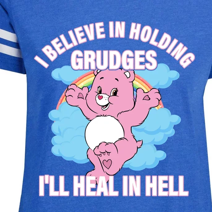 I Believe In Holding Grudges I’ll Heal In Hell Apparel Enza Ladies Jersey Football T-Shirt