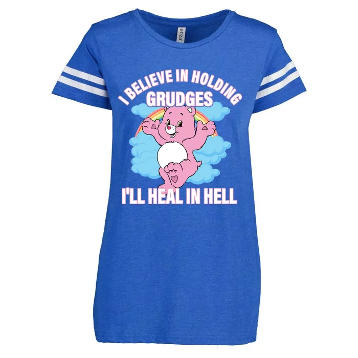 I Believe In Holding Grudges I’ll Heal In Hell Apparel Enza Ladies Jersey Football T-Shirt