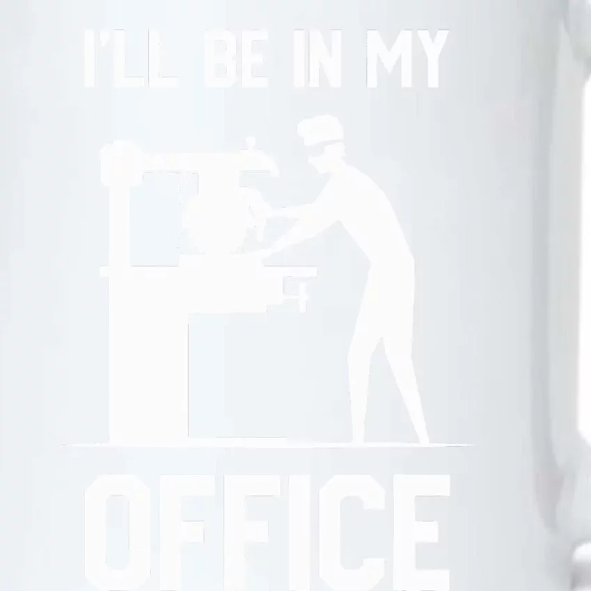 I'll Be In My Office Funny Woodworking Gift Black Color Changing Mug